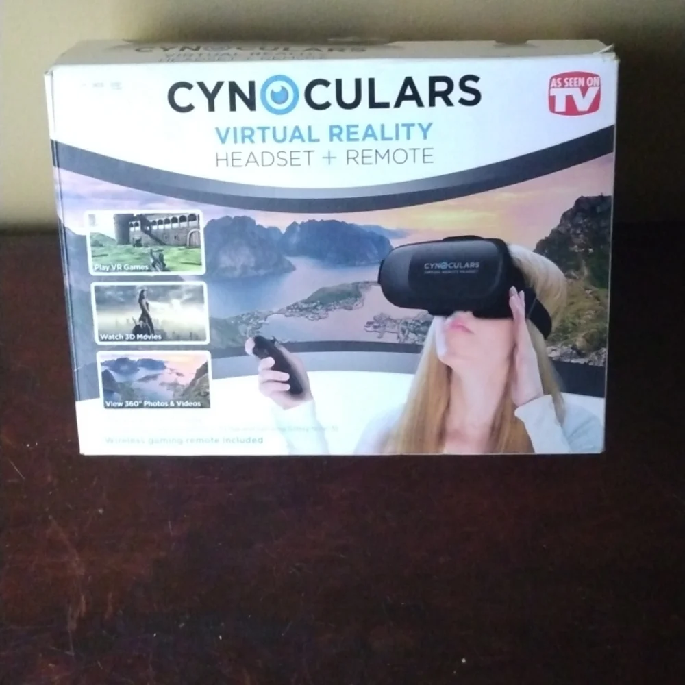 CynoCulars Virtual Reality Headset + Remote